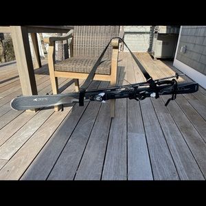 Ski / pole carrier for alpine or XC skis!